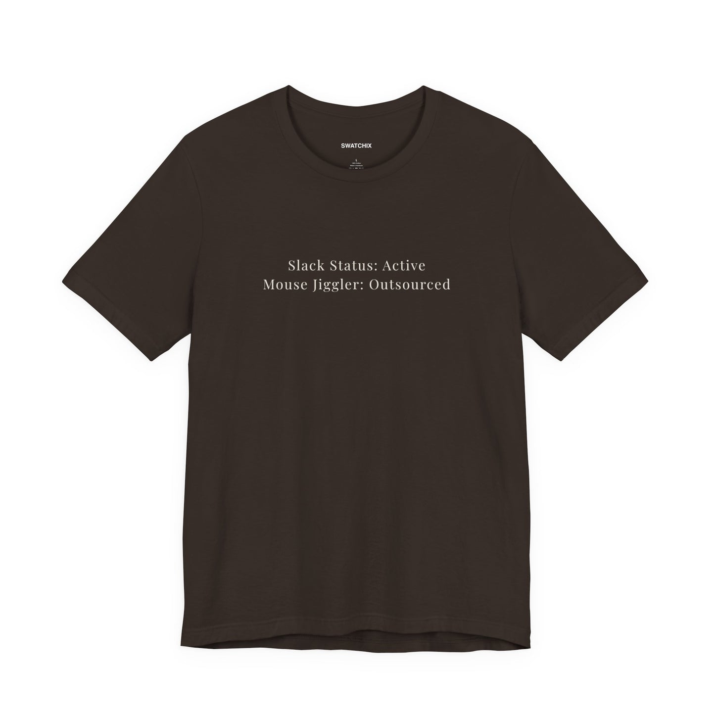 Slack Status Crewneck Tee