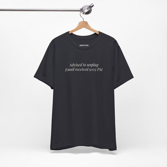 Advised to Unplug Crewneck Tee