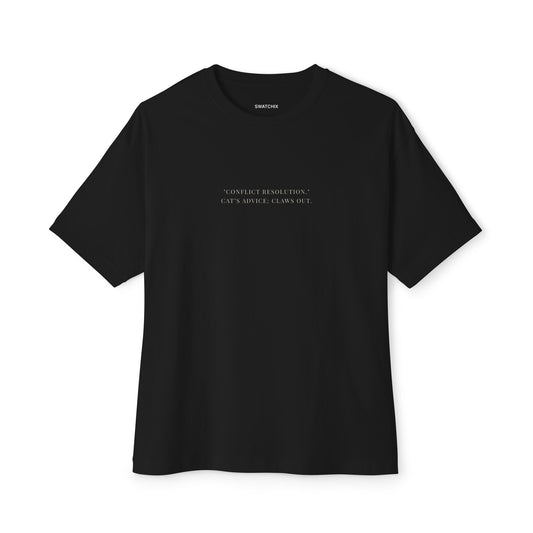 Conflict Resolution Oversized Tee