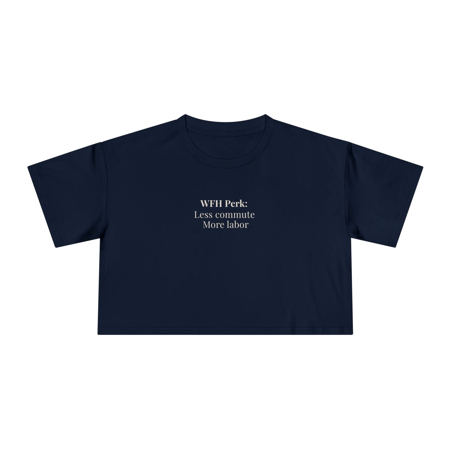 WFH Perk Cropped Tee