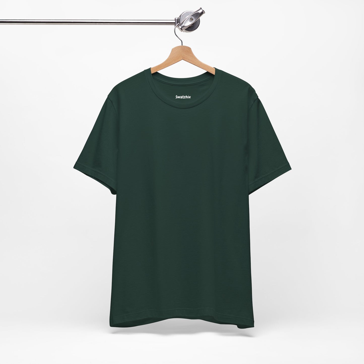 Unisex Crewneck Tee In Forest Green