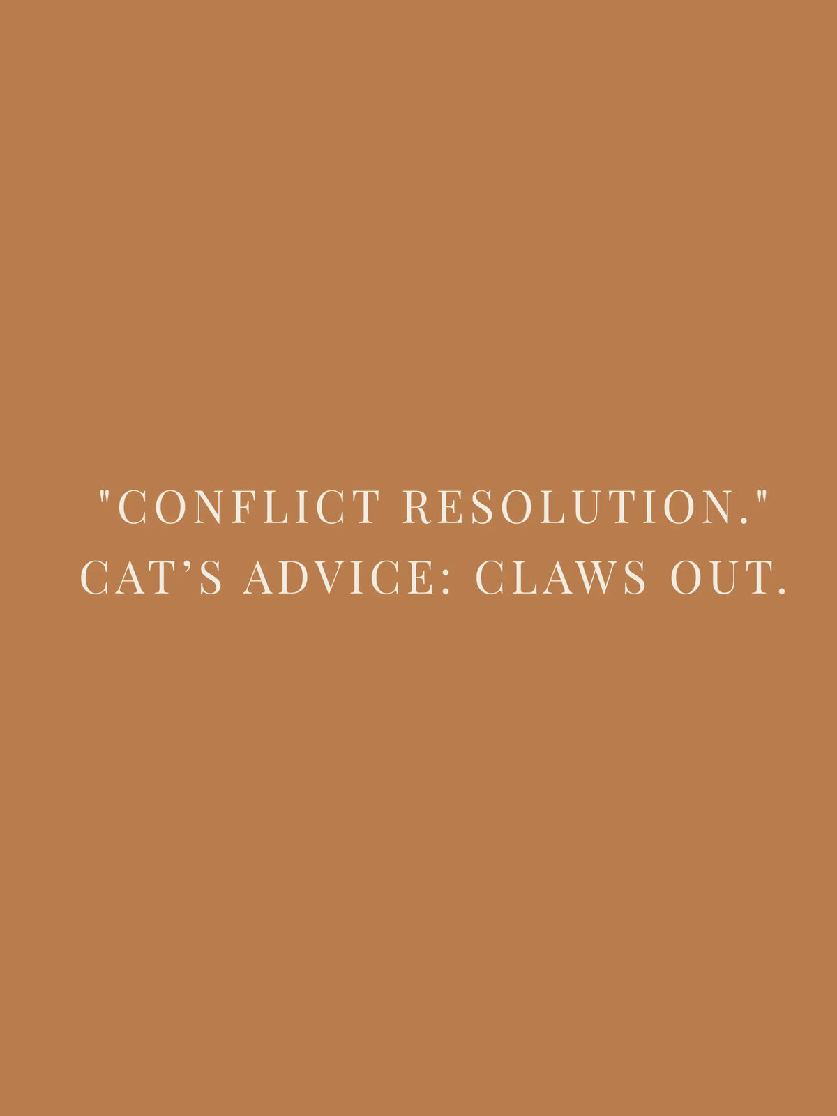 Conflict Resolution Oversized Tee