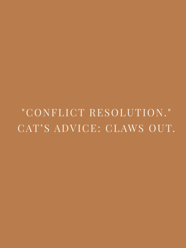 Conflict Resolution Oversized Tee