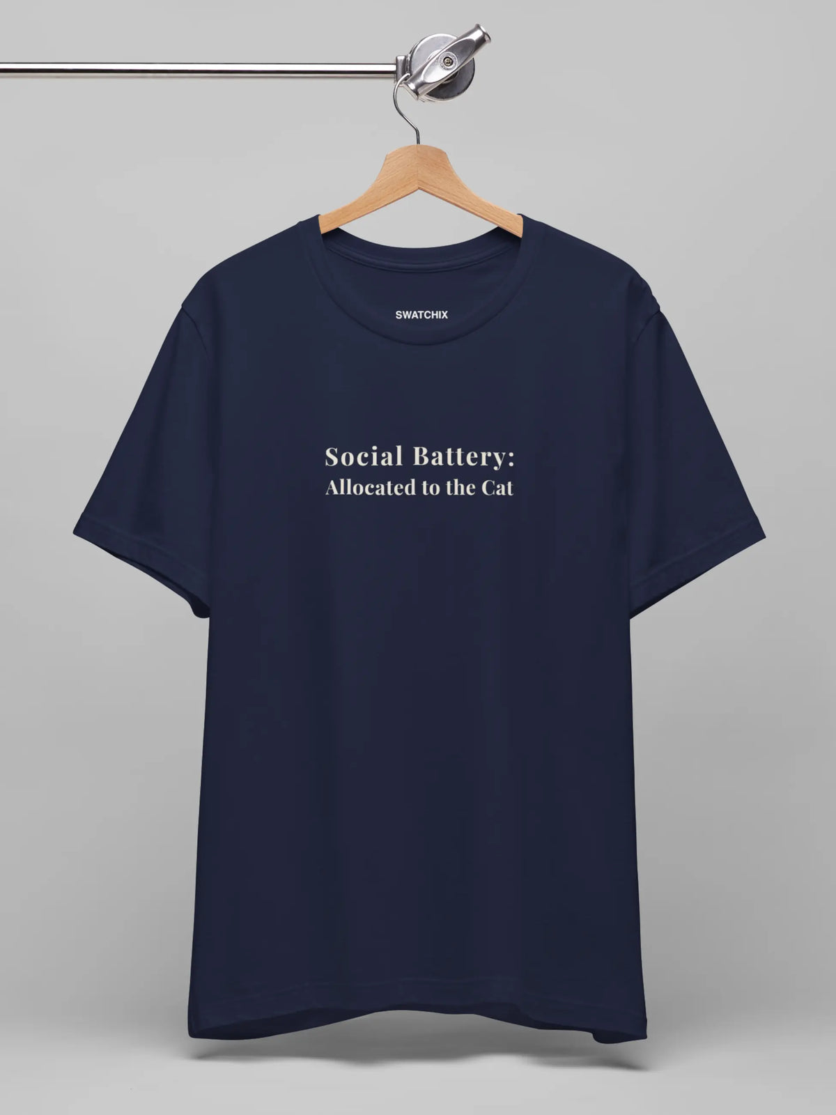 Social Battery Crewneck Tee