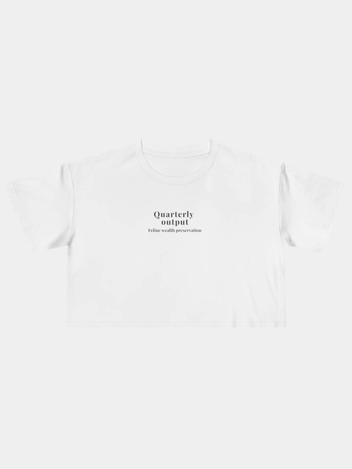 Quarterly Output Cropped Tee