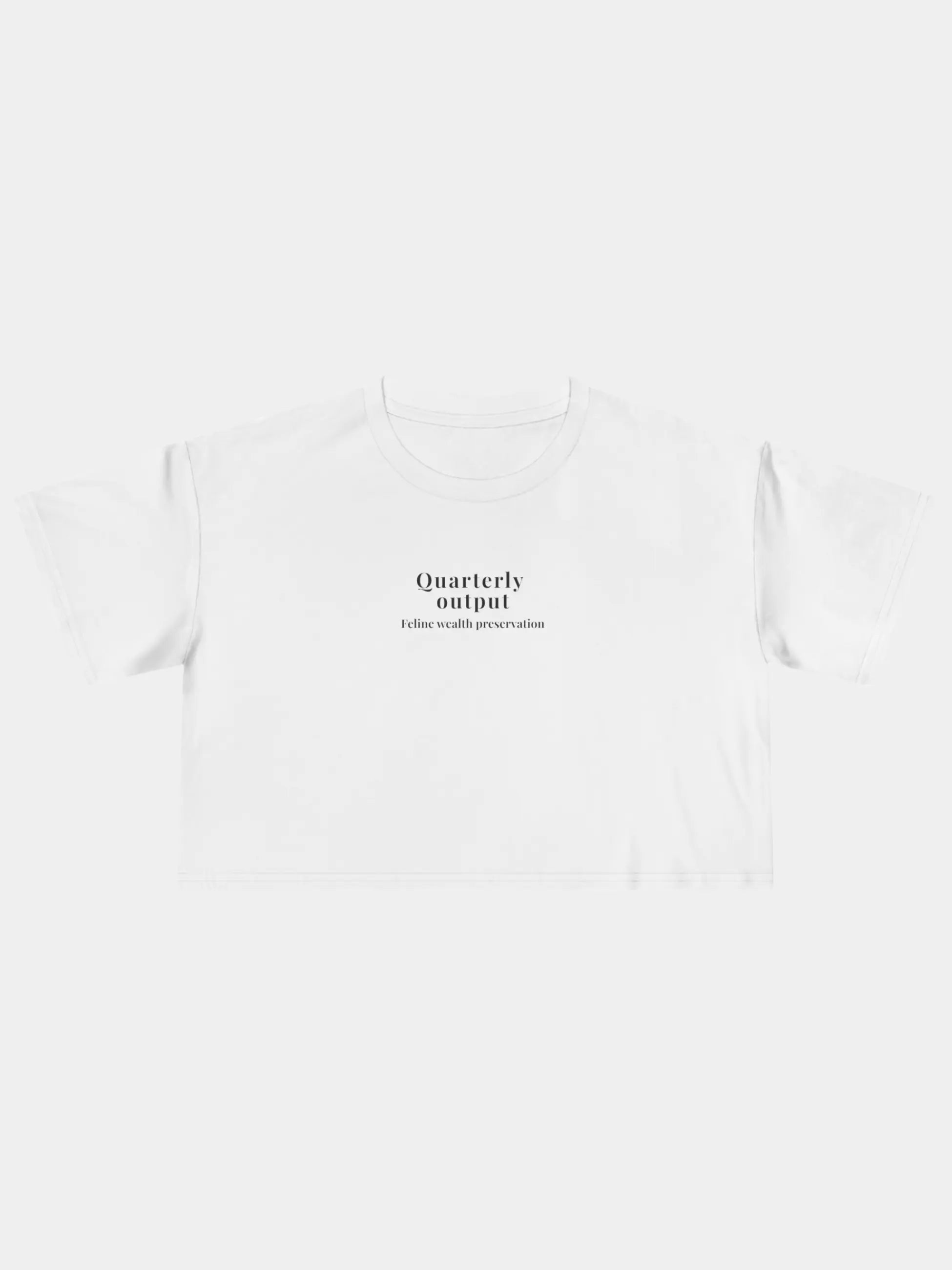 Quarterly Output Cropped Tee