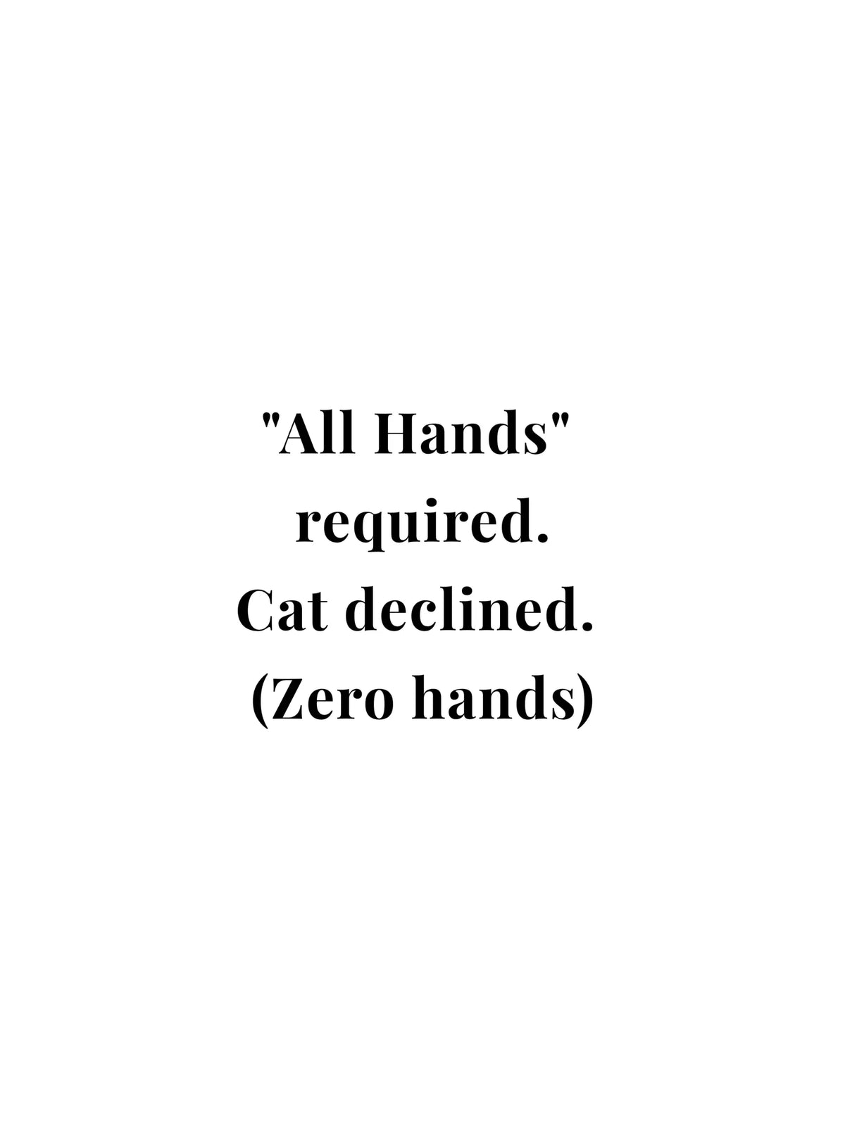 All Hands Crewneck Tee