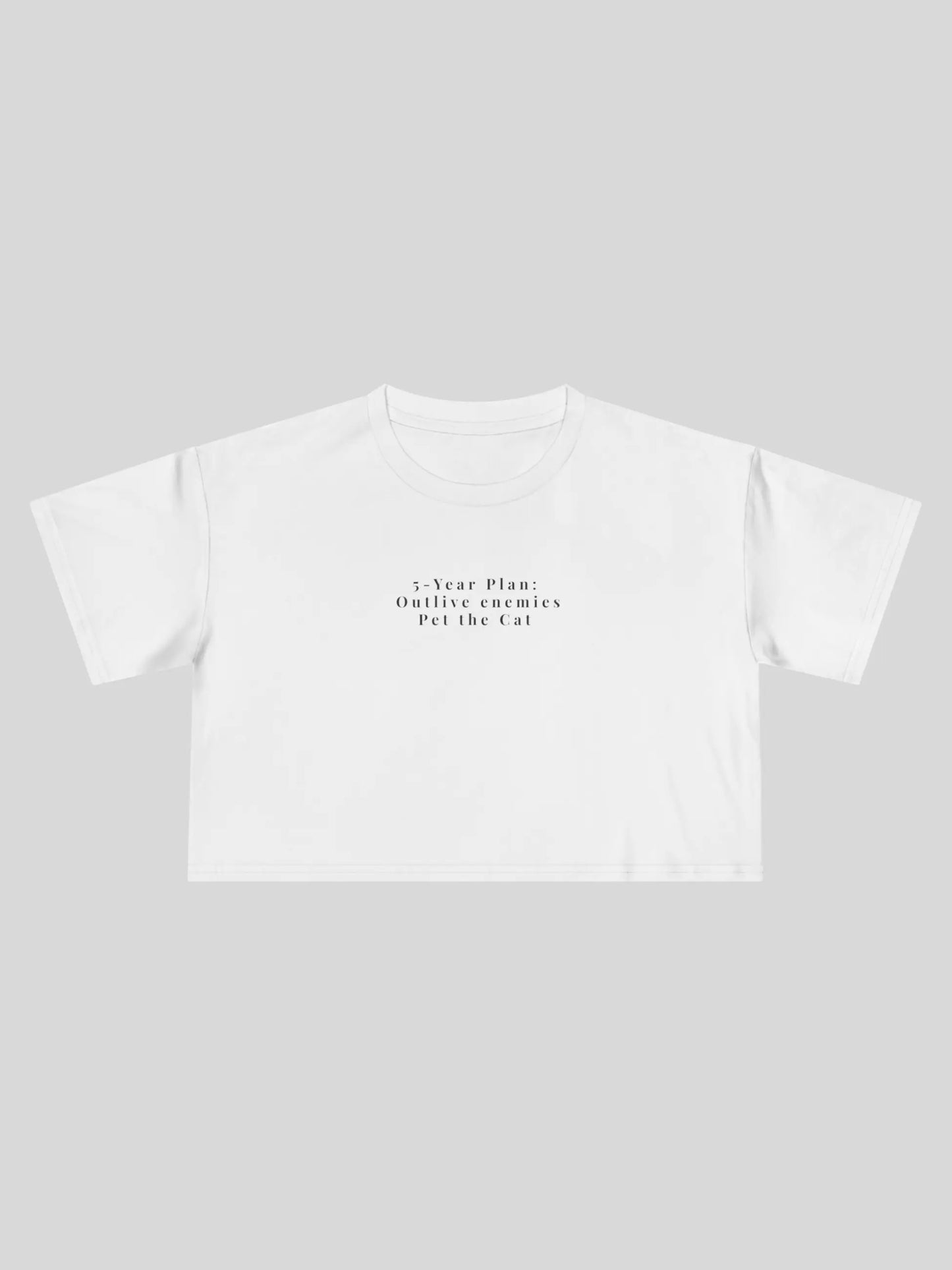 5-Year Plan Cropped Tee