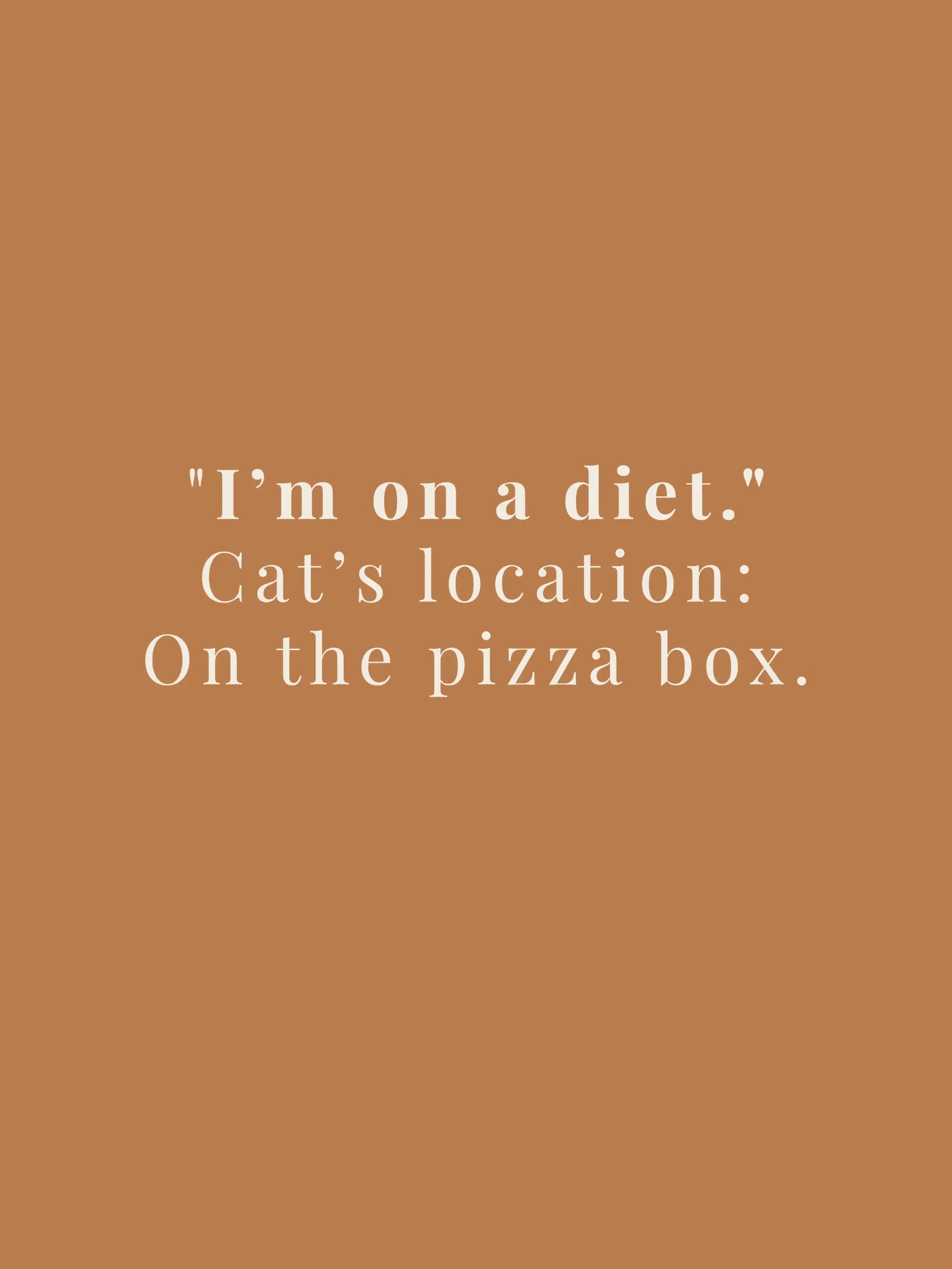 On Diet Oversized Tee