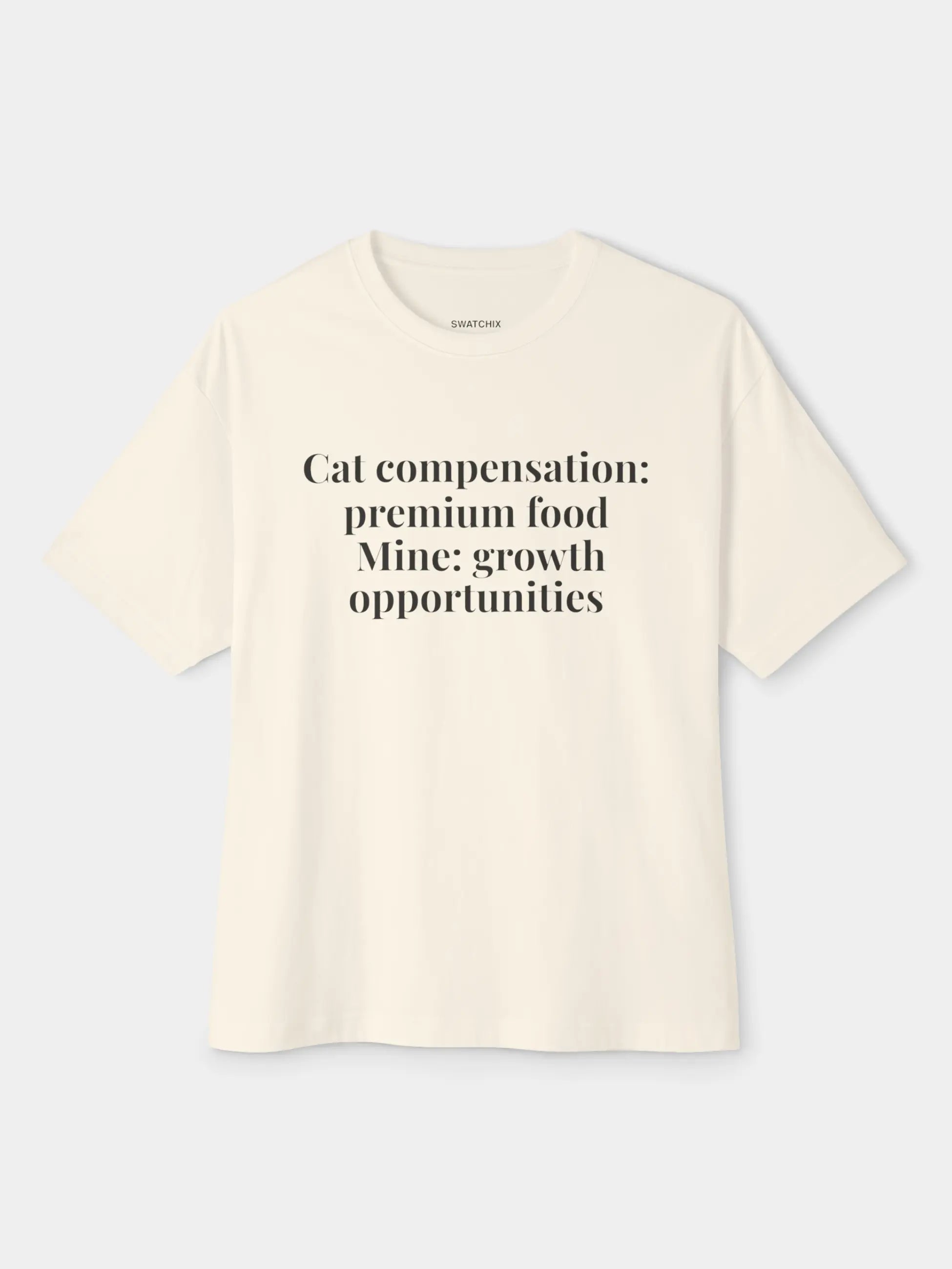 Cat Compensation Oversized Tee