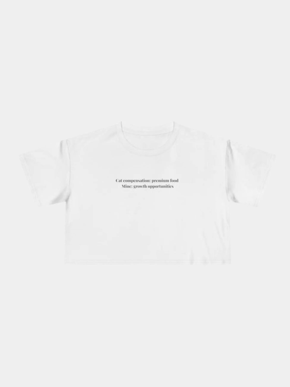 Compensation Cropped Tee