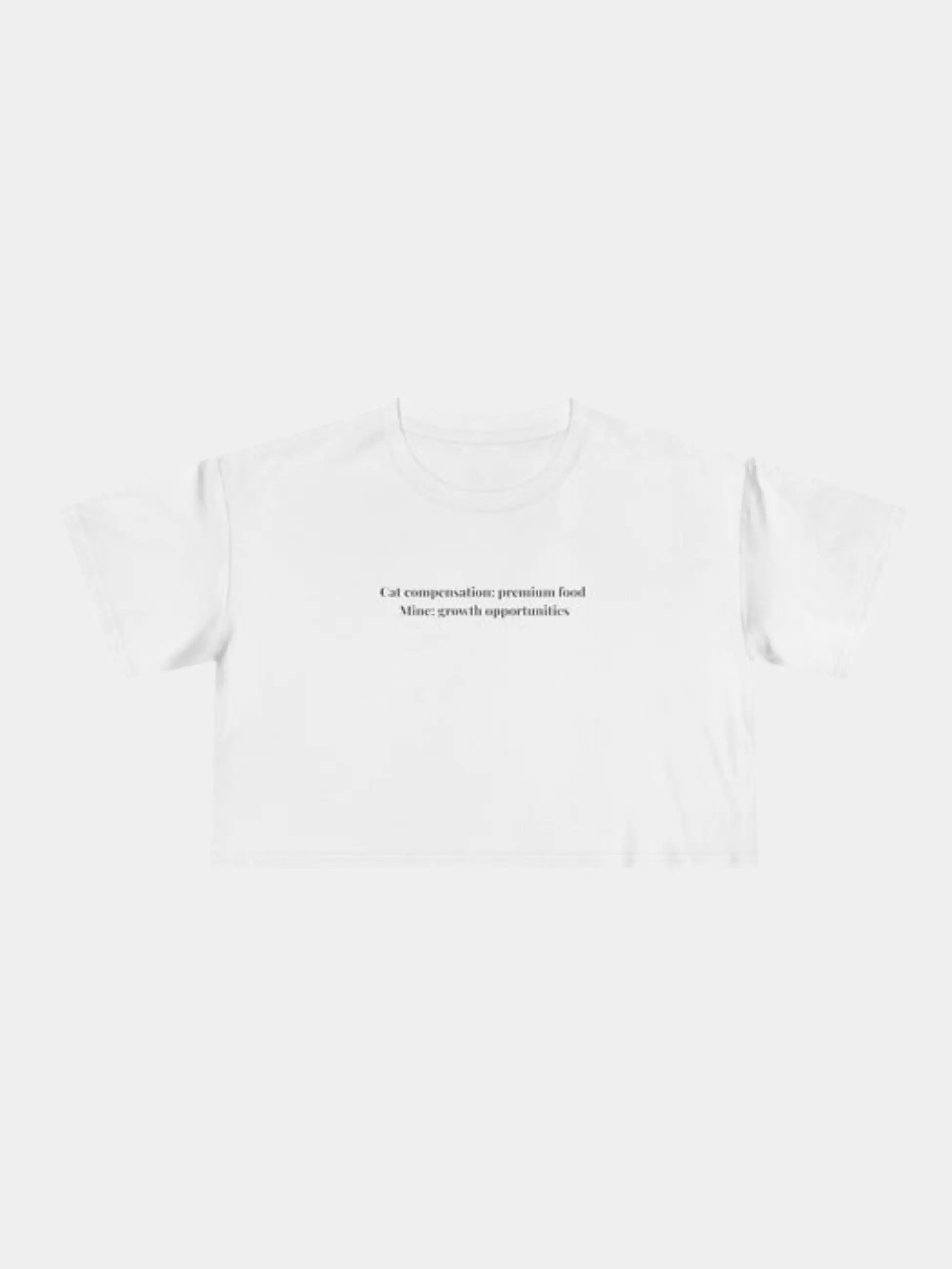Compensation Cropped Tee