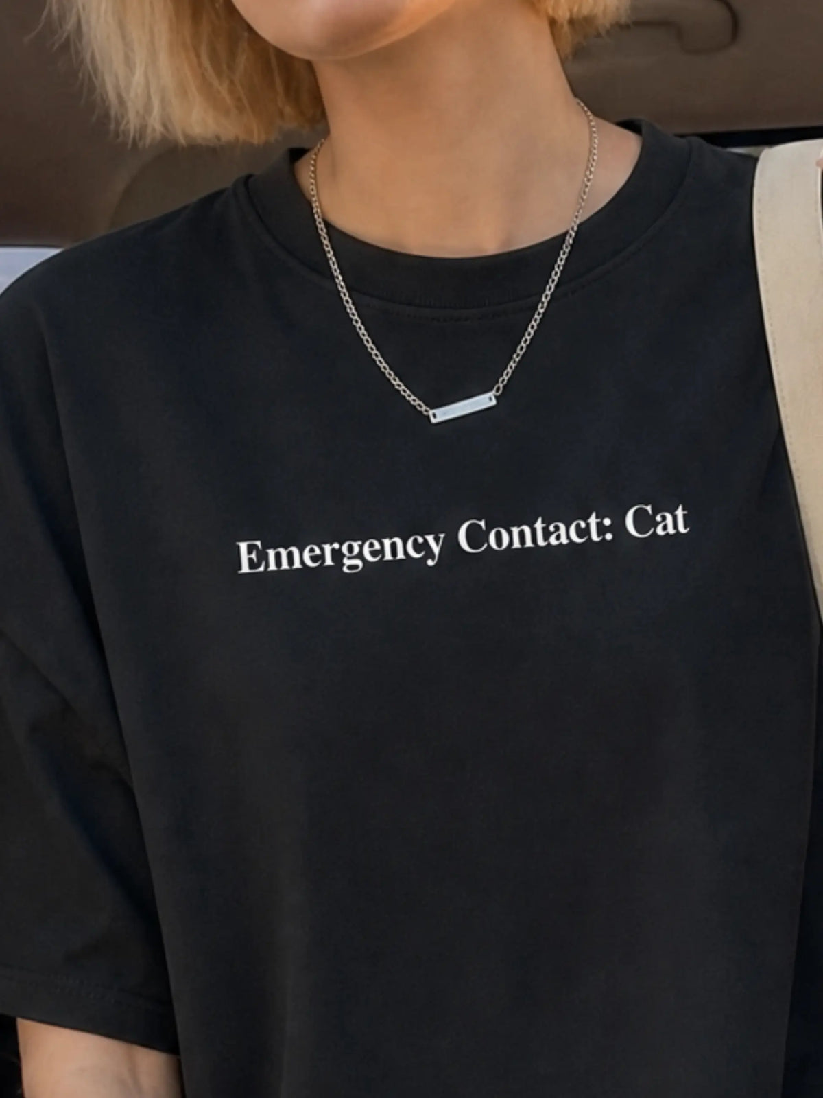Emergency Contact Cropped Tee