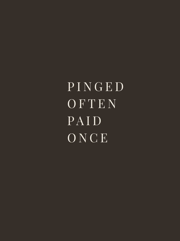 Pinged Often Crewneck Tee