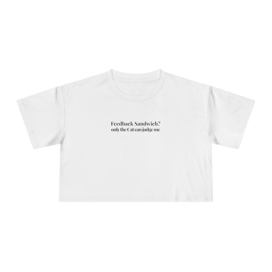 Feedback Sandwich Cropped Tee