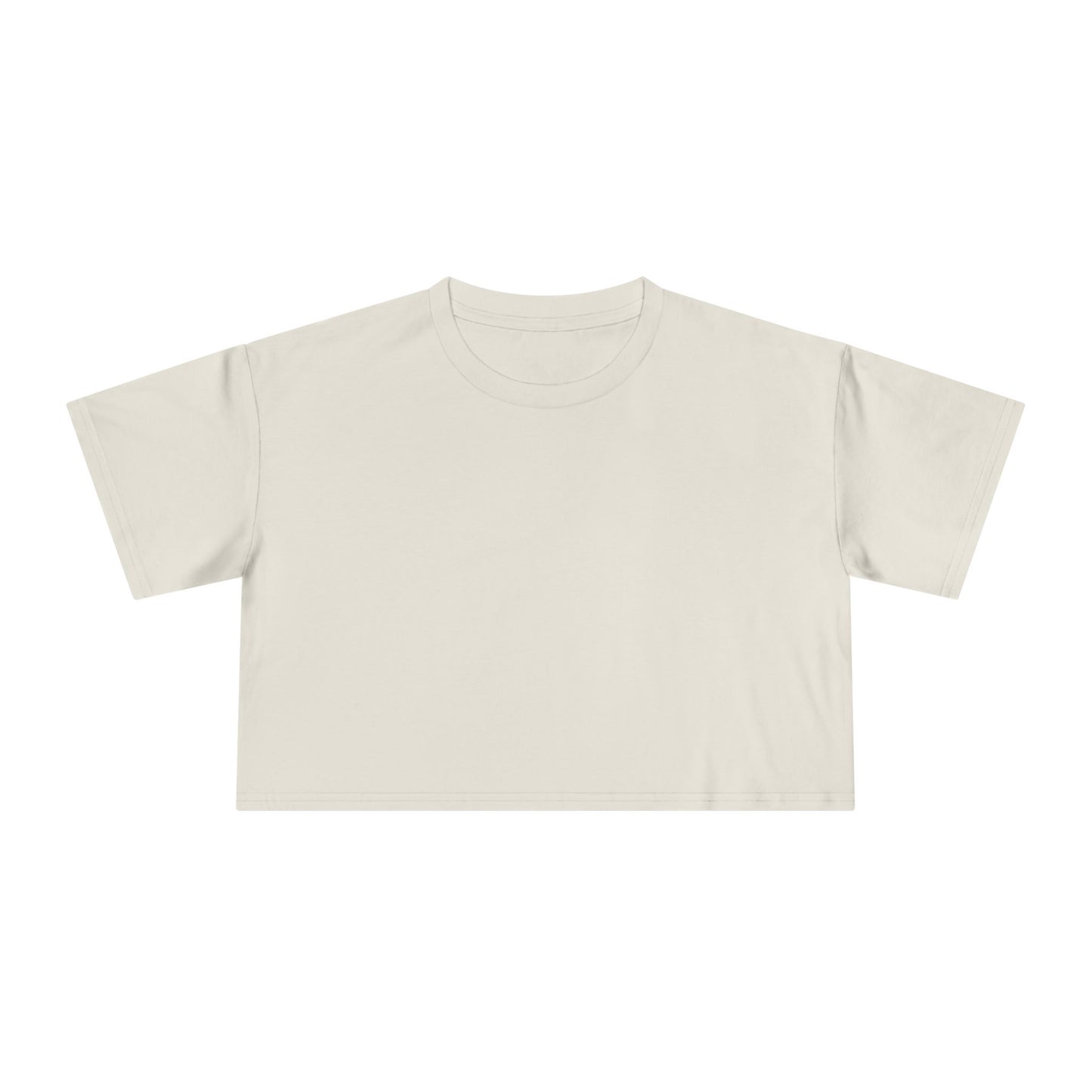Crop Tee In Ecru