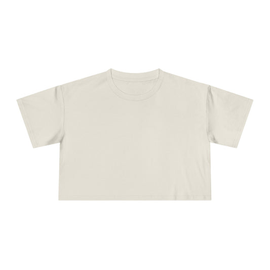 Crop Tee In Ecru