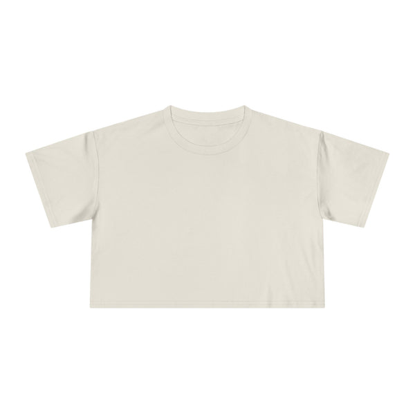 Crop Tee In Ecru