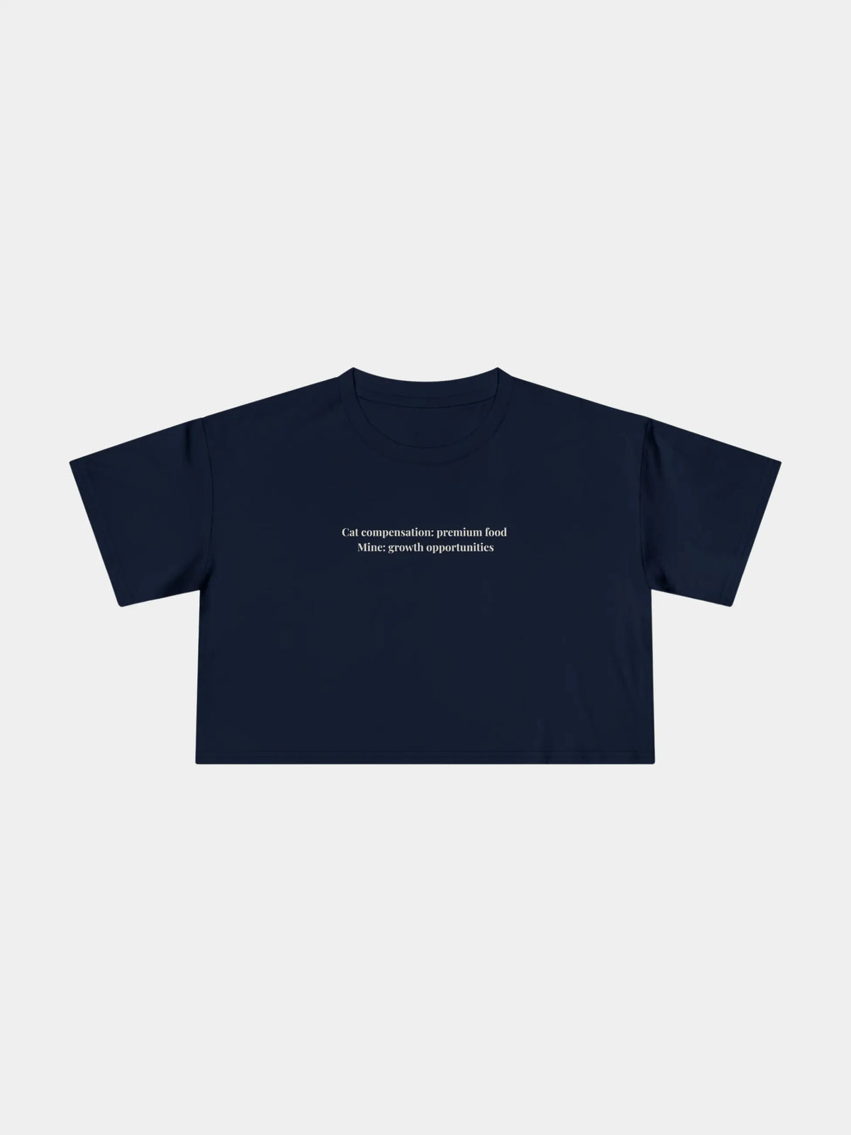 Compensation Cropped Tee