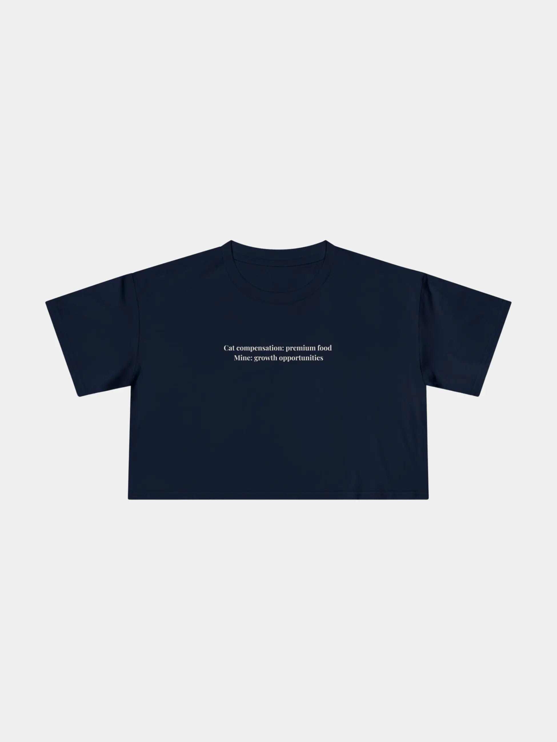 Compensation Cropped Tee