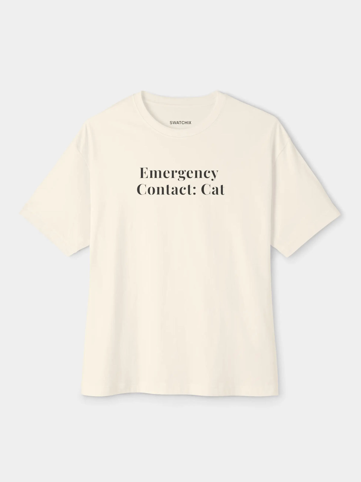 Emergency Contact Oversized Tee