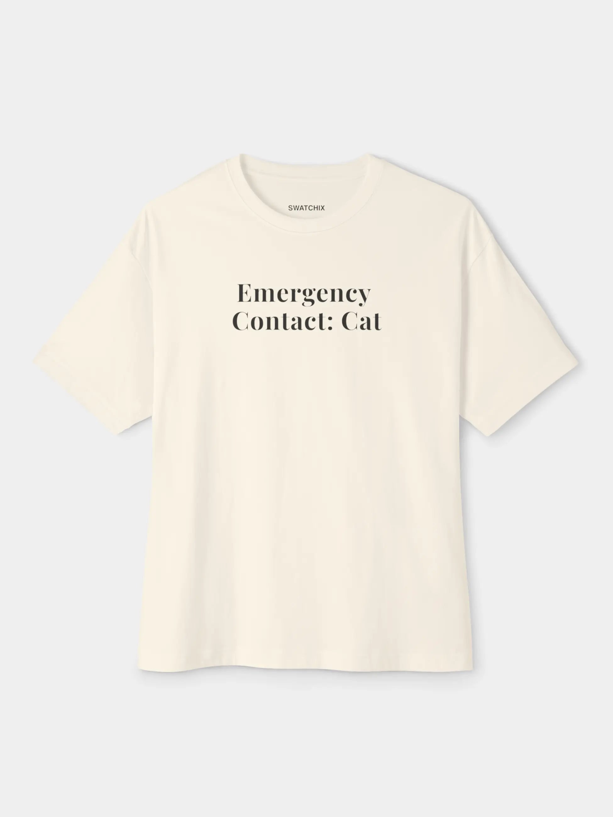 Emergency Contact Oversized Tee