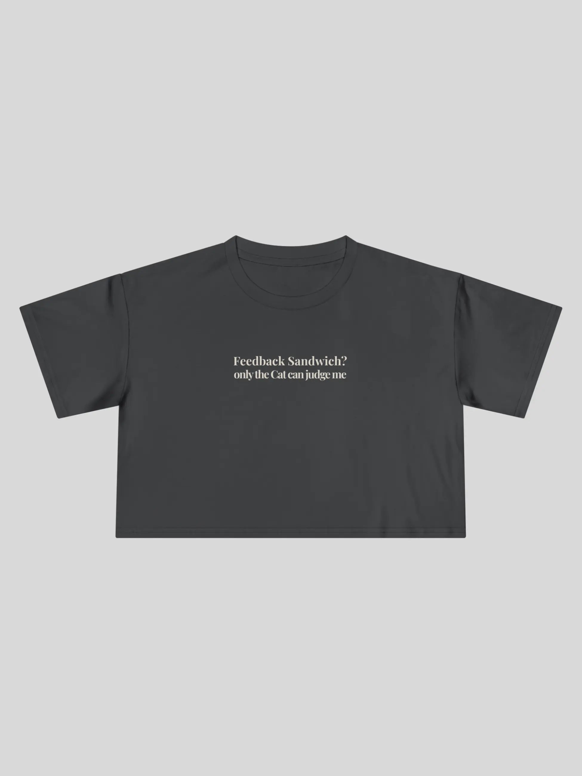Feedback Sandwich Cropped Tee