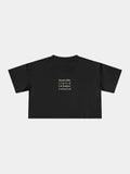 Bandwidth Limited Cropped Tee