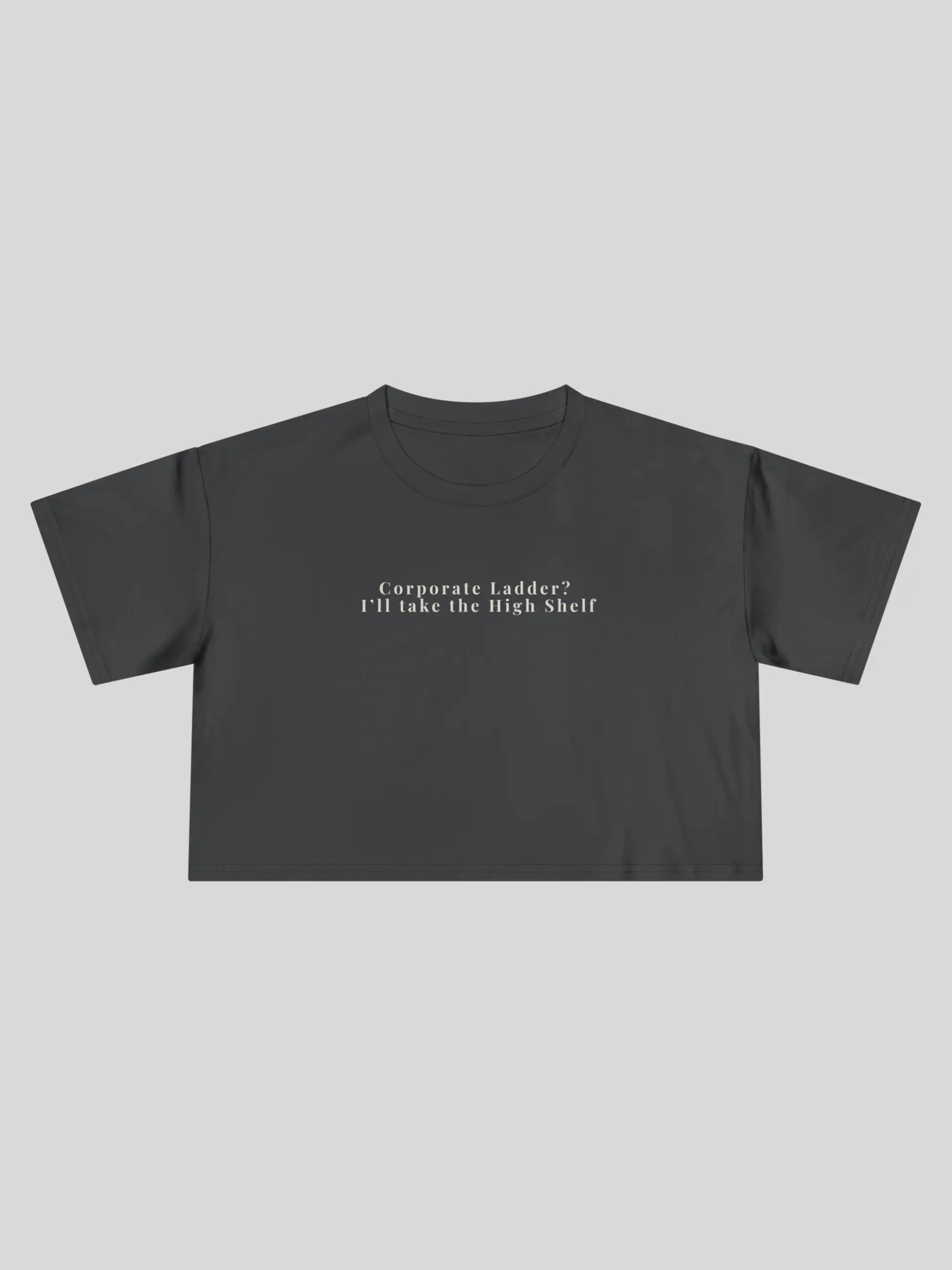 Corporate Ladder Cropped Tee