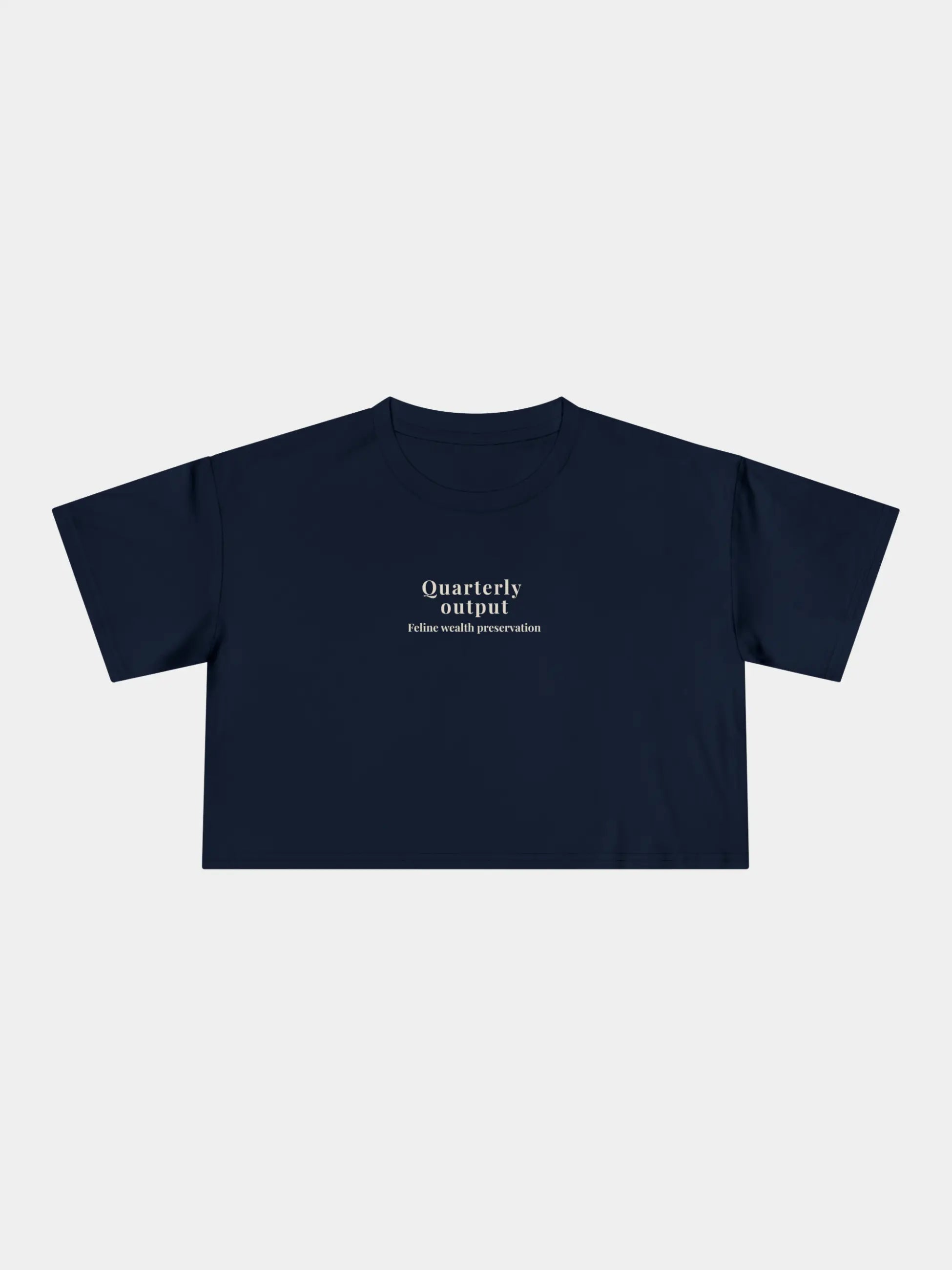 Quarterly Output Cropped Tee