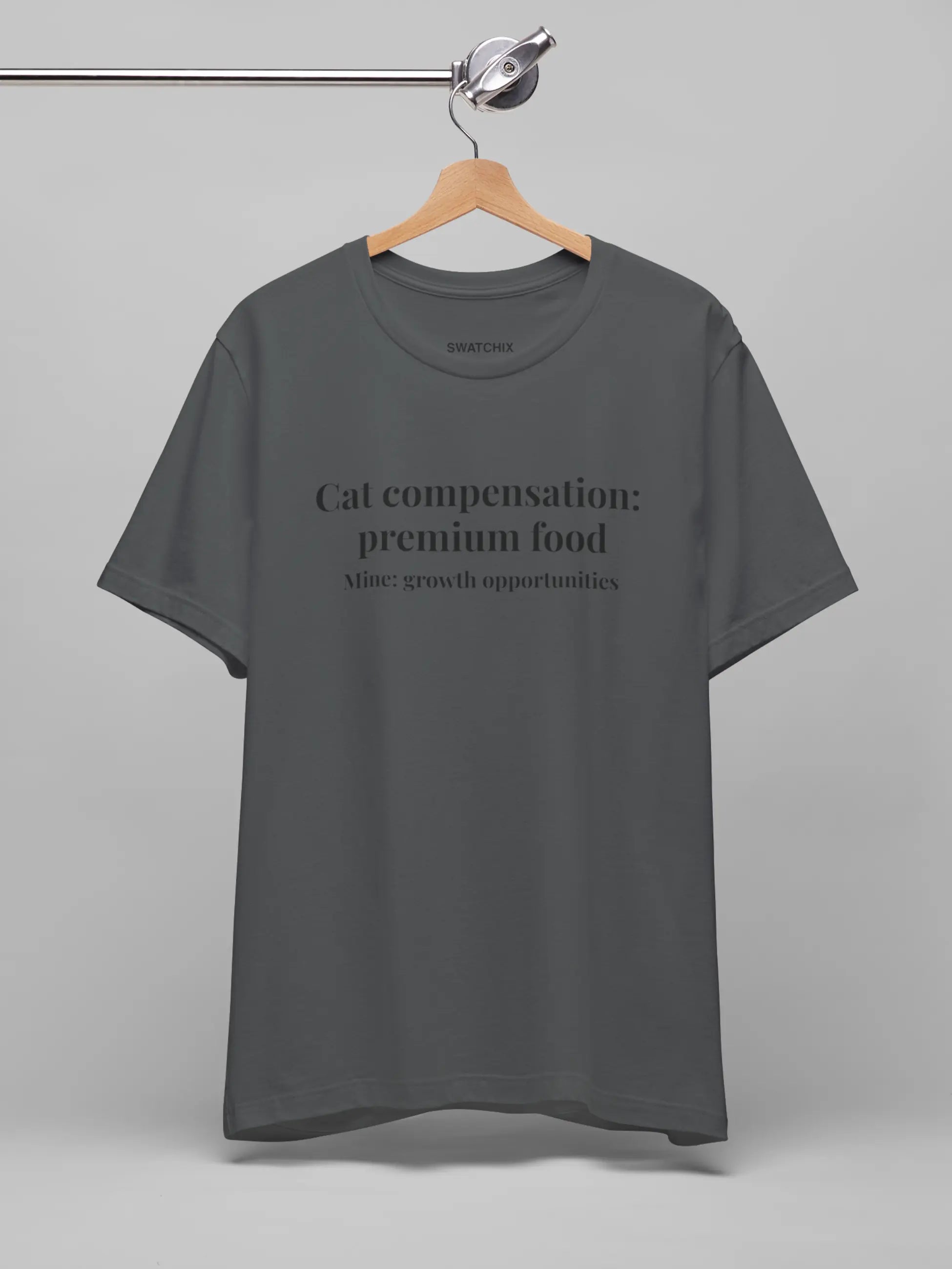 Cat Compensation Crewneck Tee