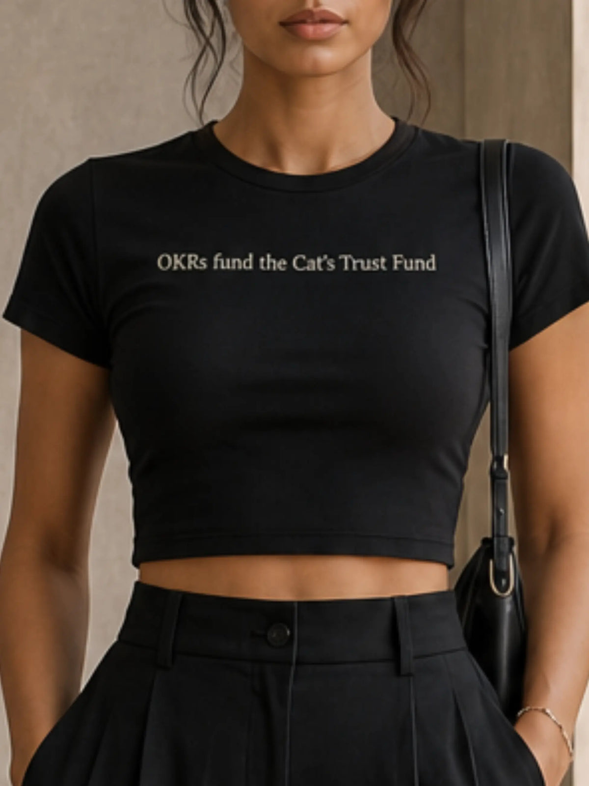 OKRs fund Cropped Tee