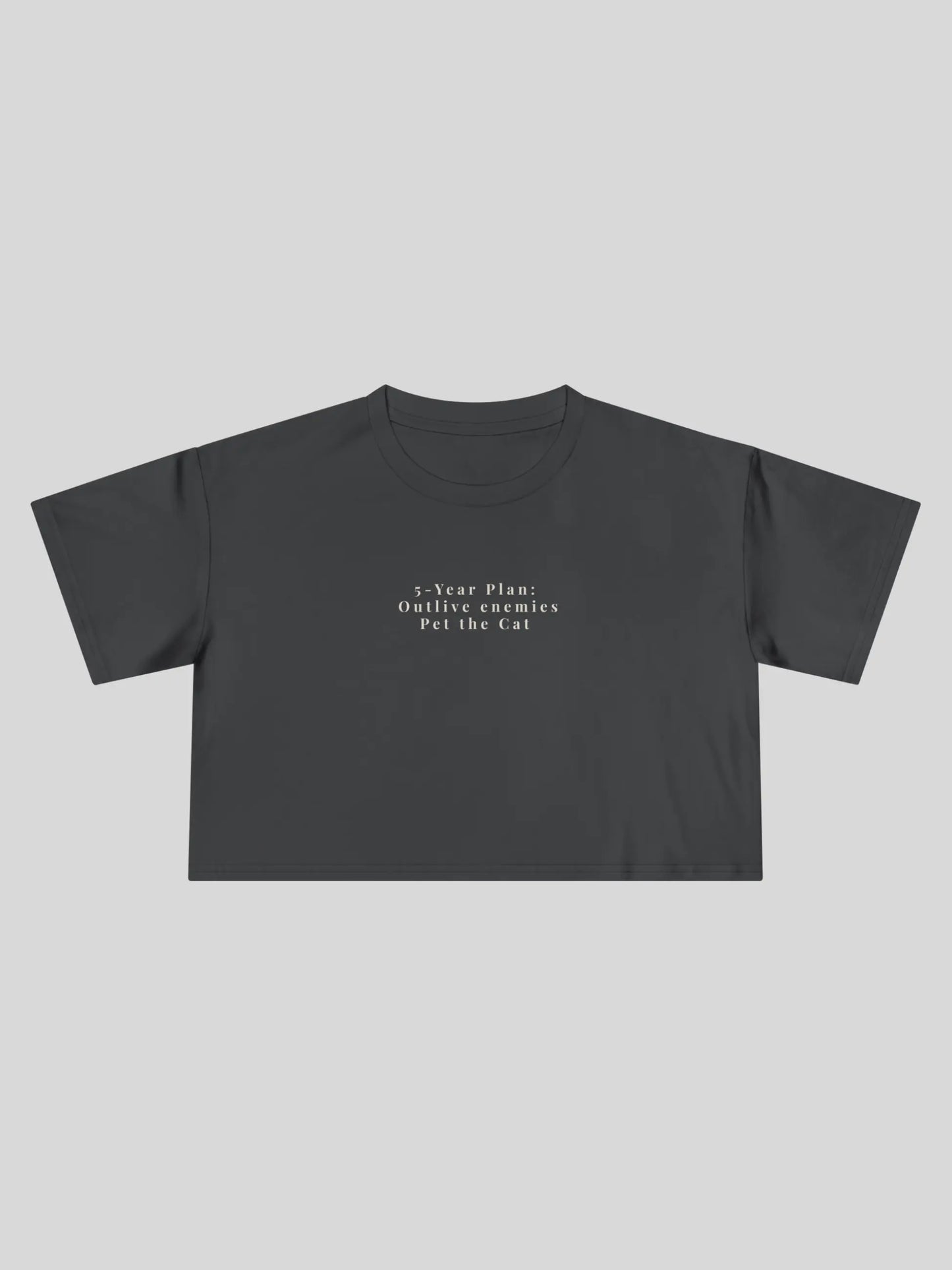 5-Year Plan Cropped Tee