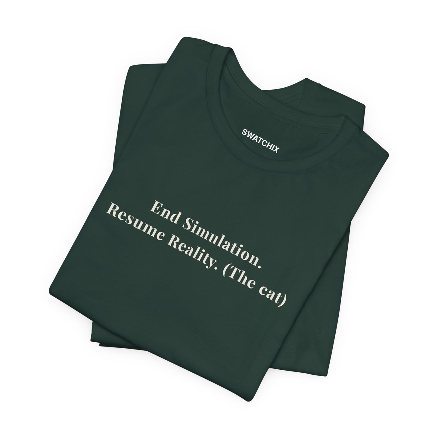 End Simulation Crewneck Tee