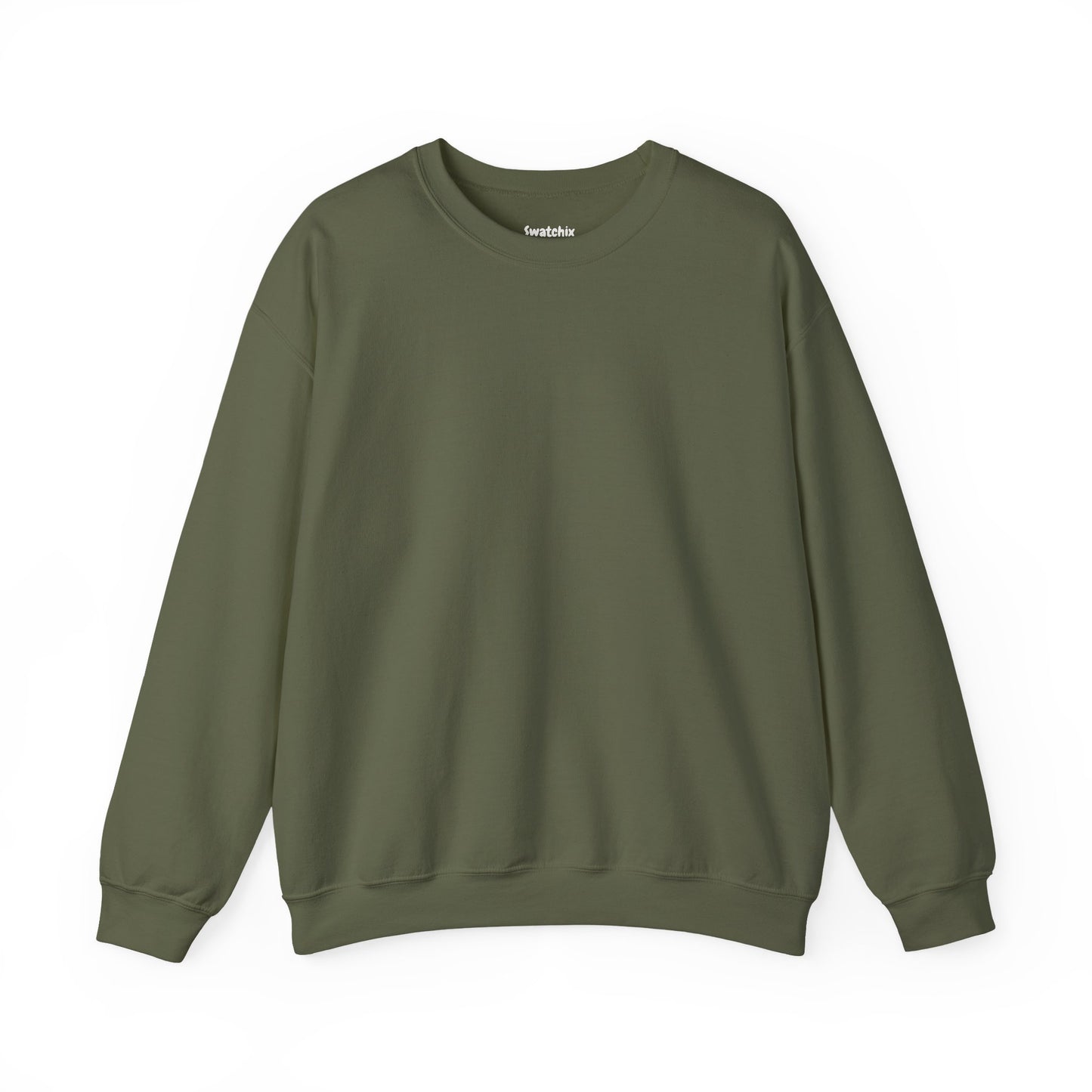 Unisex Crewneck Sweatshirt In Military Green