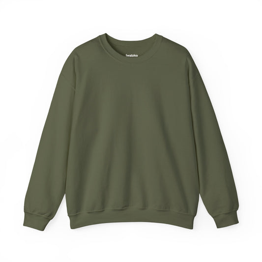 Unisex Crewneck Sweatshirt In Military Green
