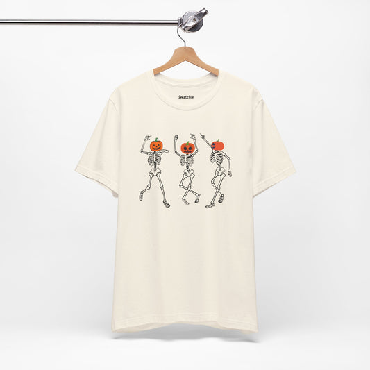 Halloween Skeleton Dance Unisex Crewneck Tee