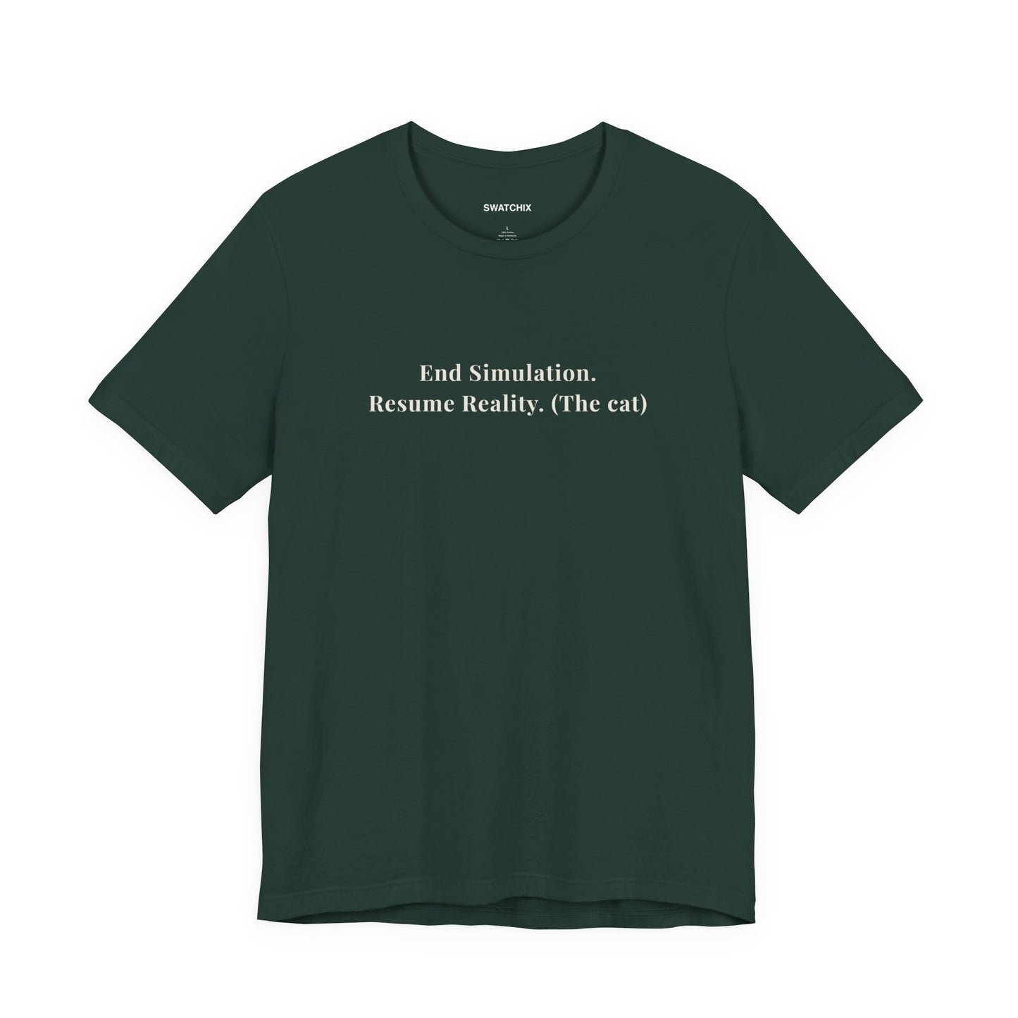End Simulation Crewneck Tee