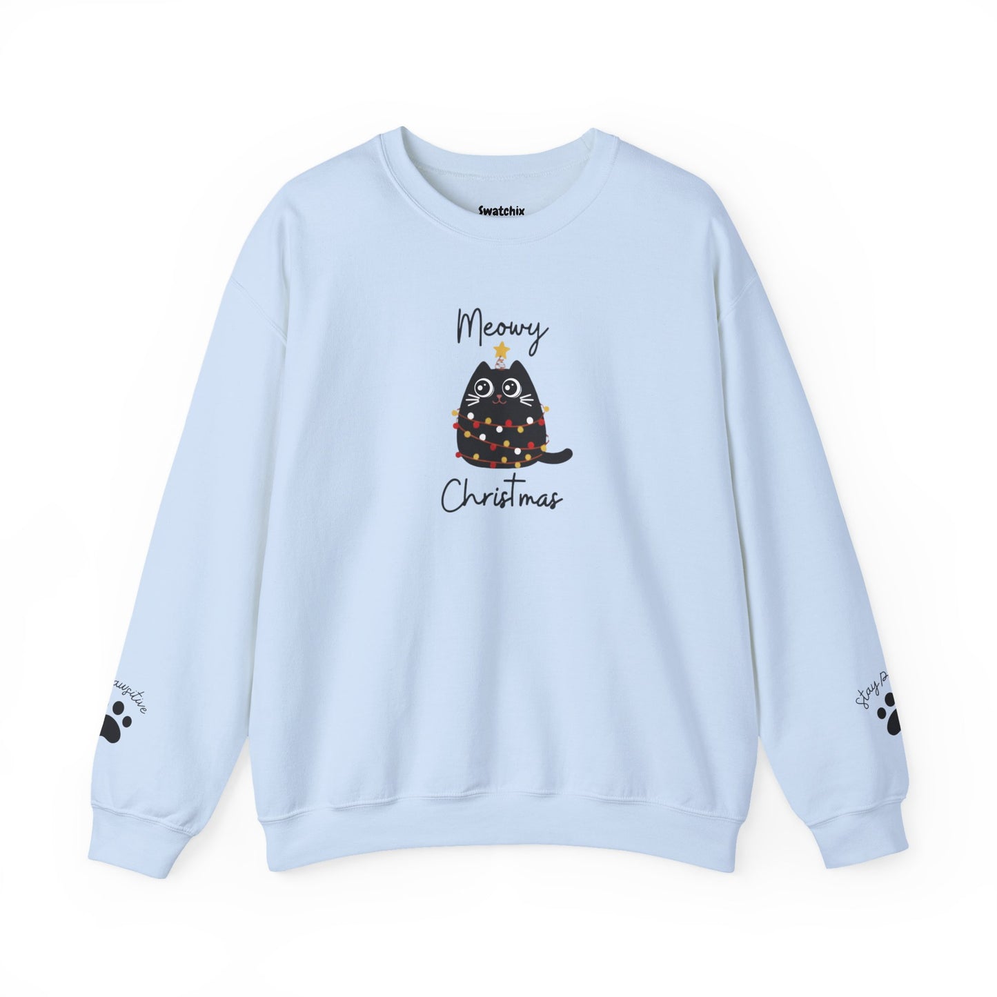 Meowy Christmas Unisex Crewneck Sweatshirt