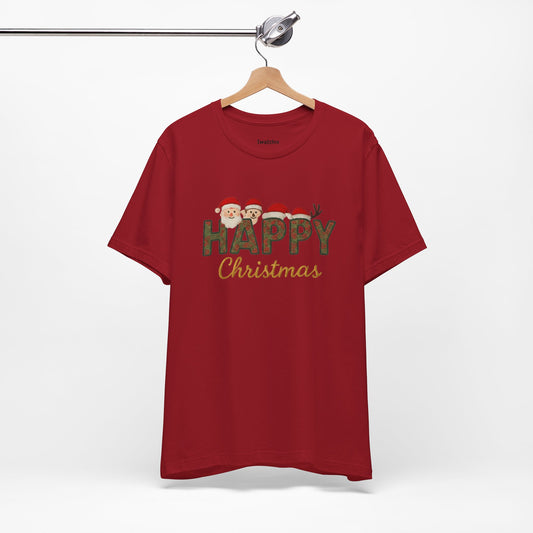 Happy Christmas Crew Unisex Crewneck Tee