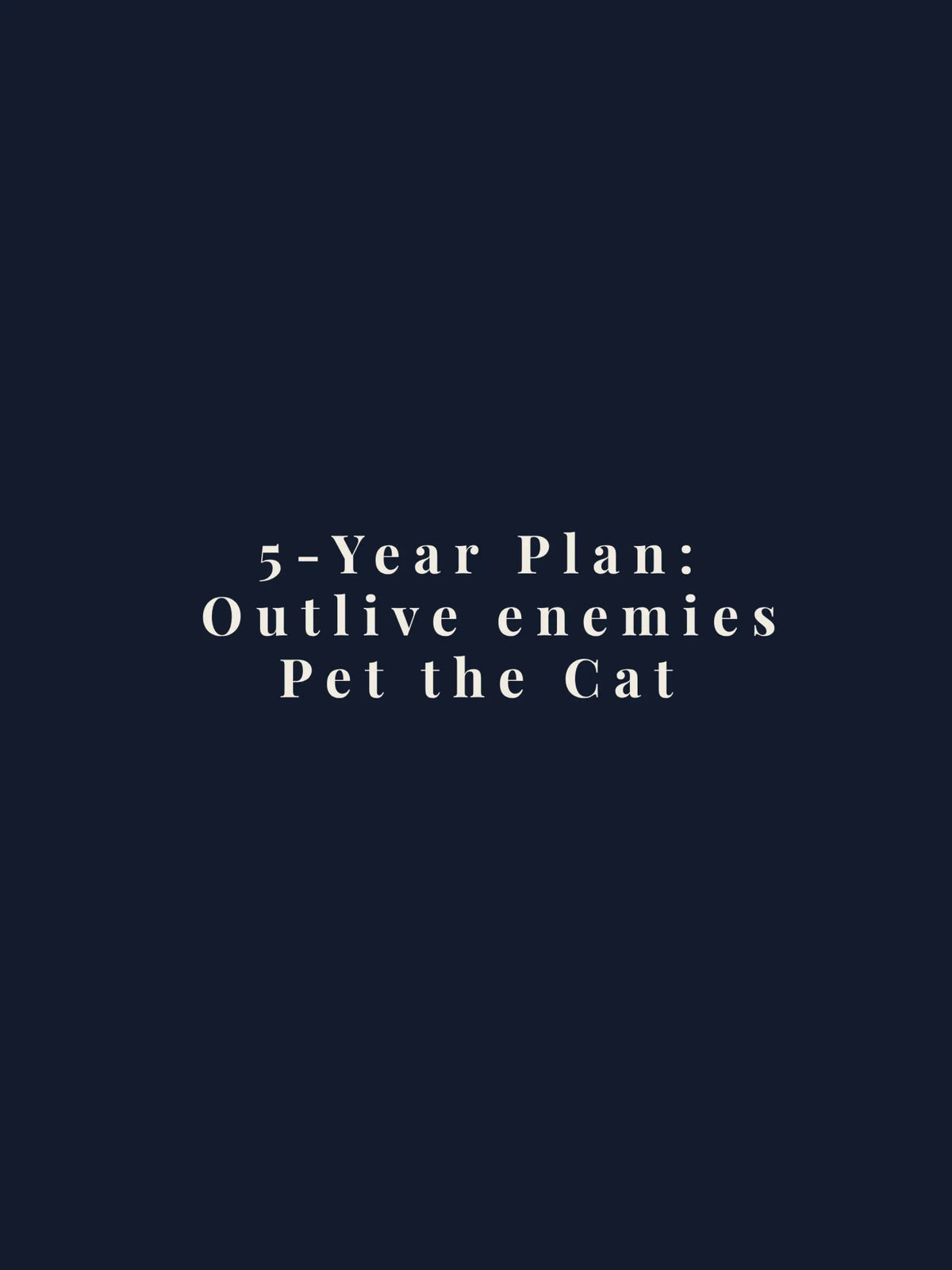 5-Year Plan Cropped Tee