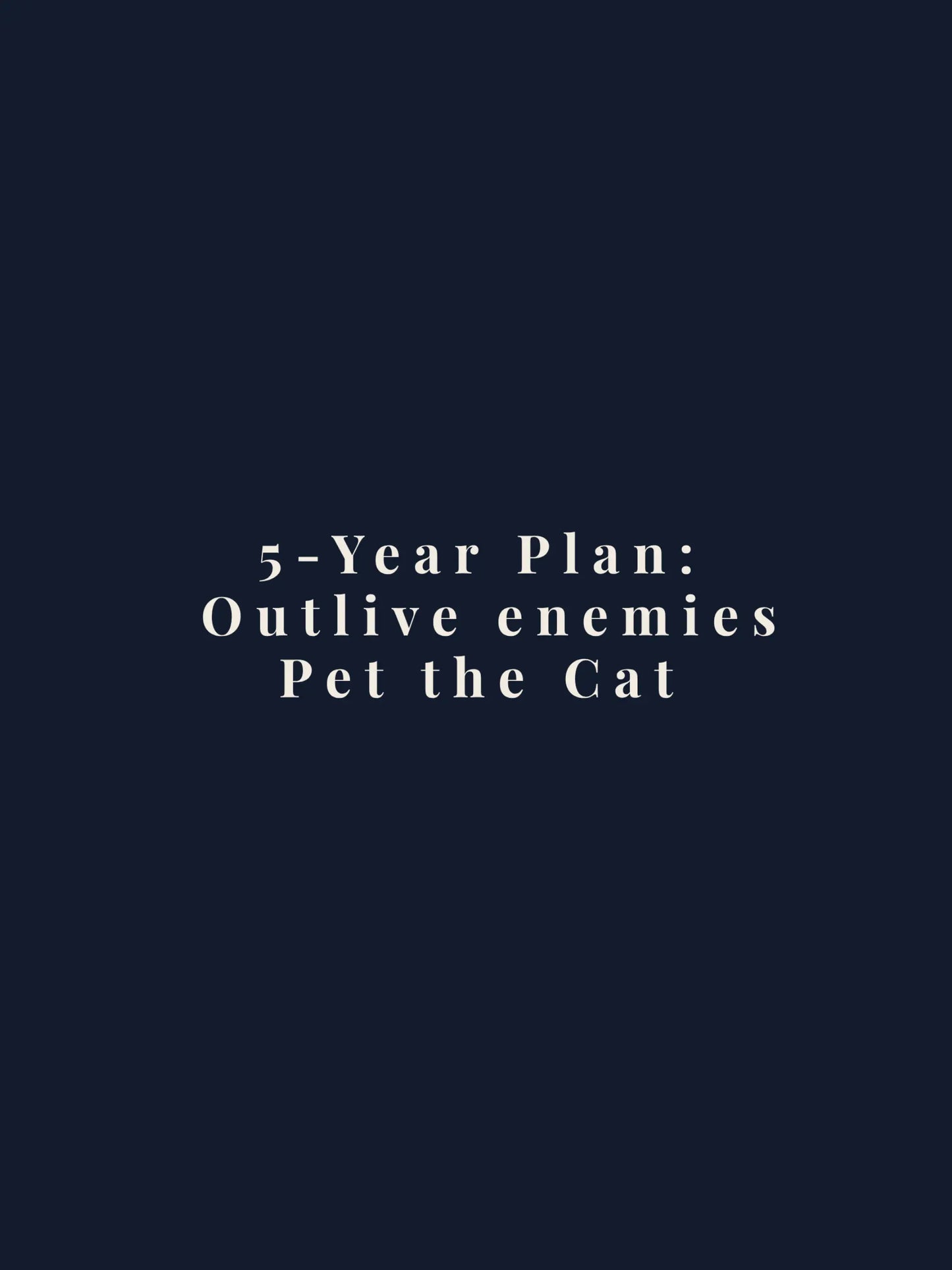 5-Year Plan Cropped Tee