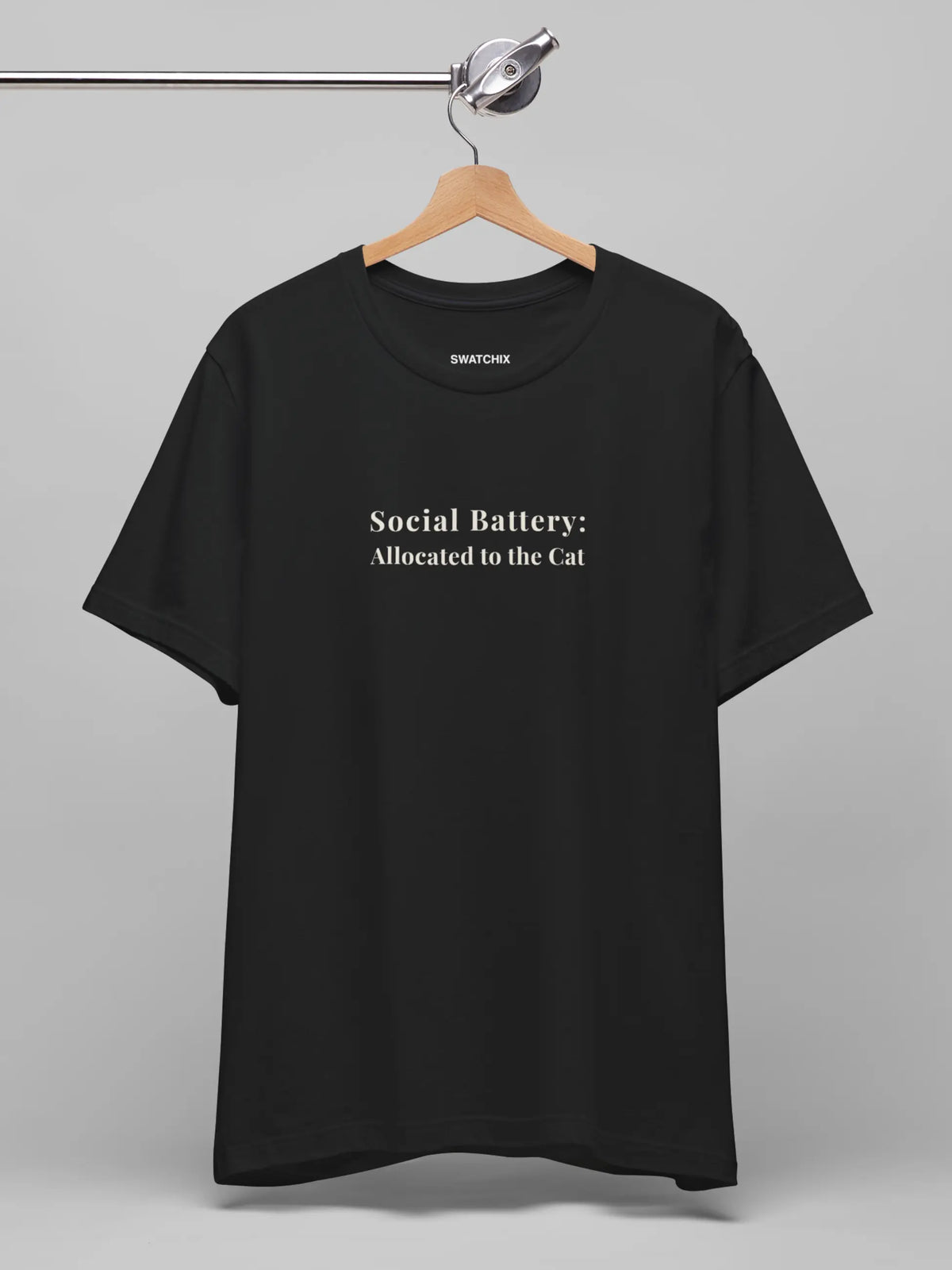 Social Battery Crewneck Tee
