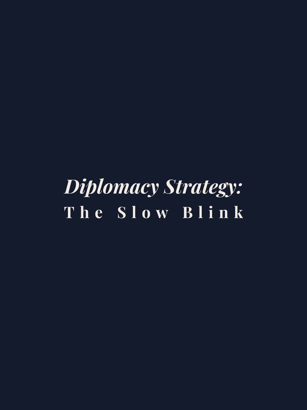 Diplomacy Strategy Cropped Tee