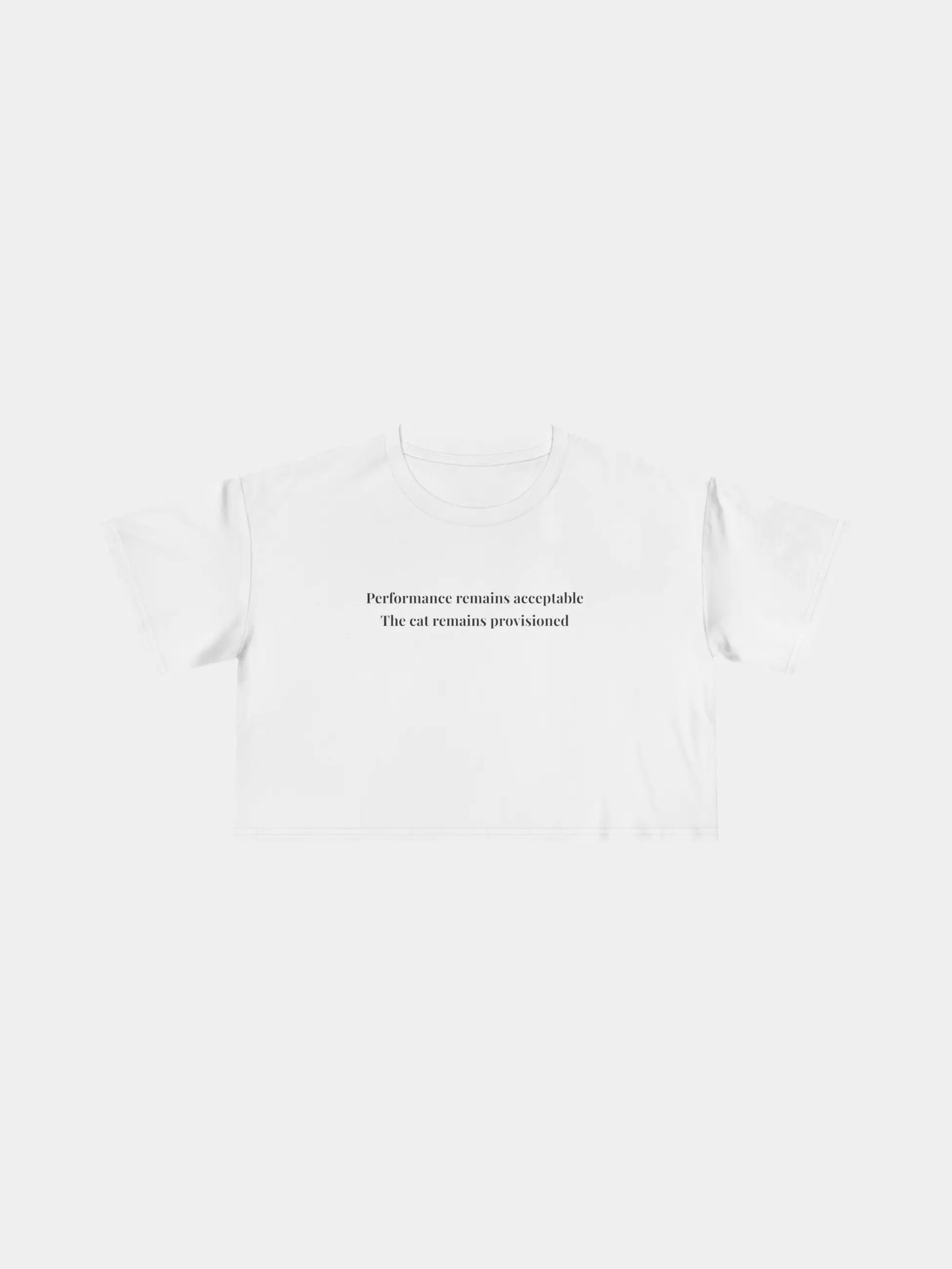 Performance Cropped Tee
