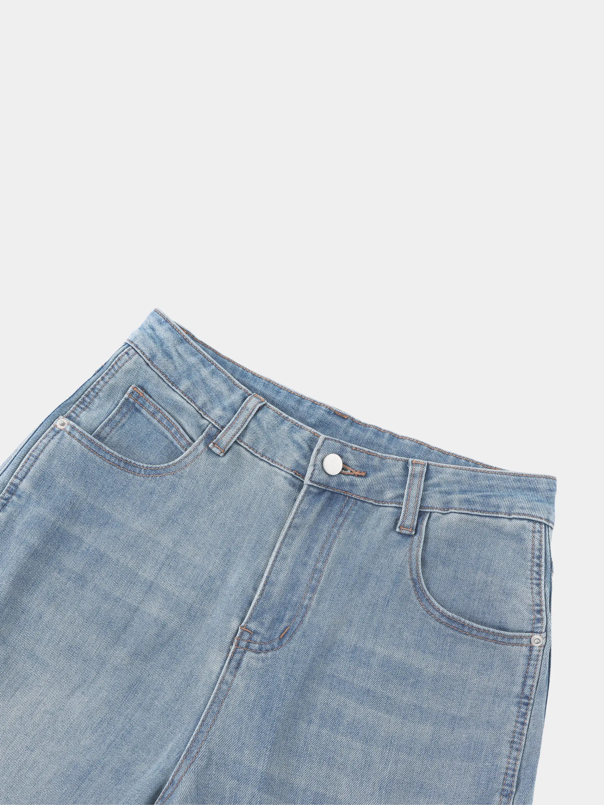 Women’s Vintage Wash High Rise Wide Leg Jeans