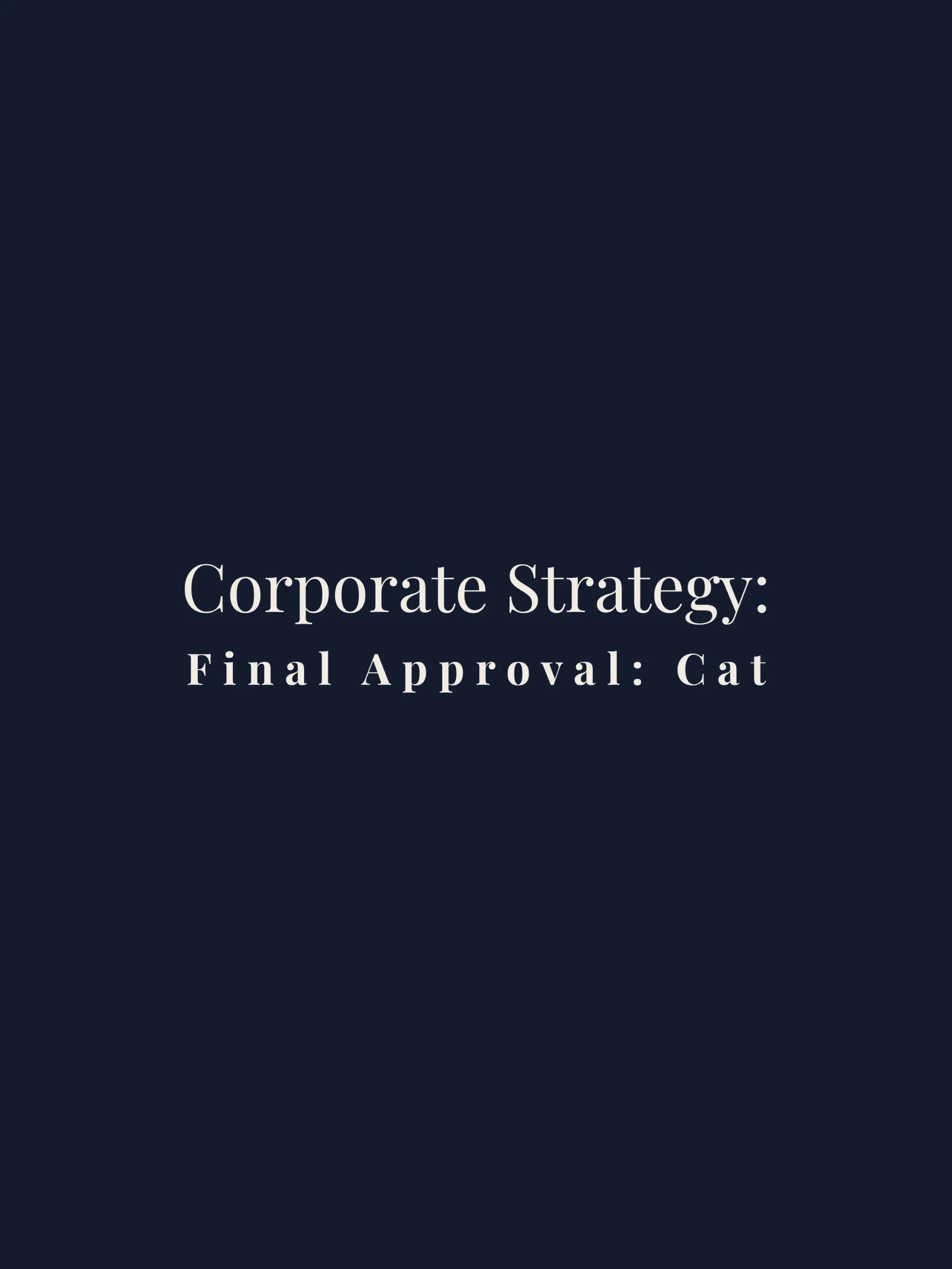 Corporate Strategy Cropped Tee