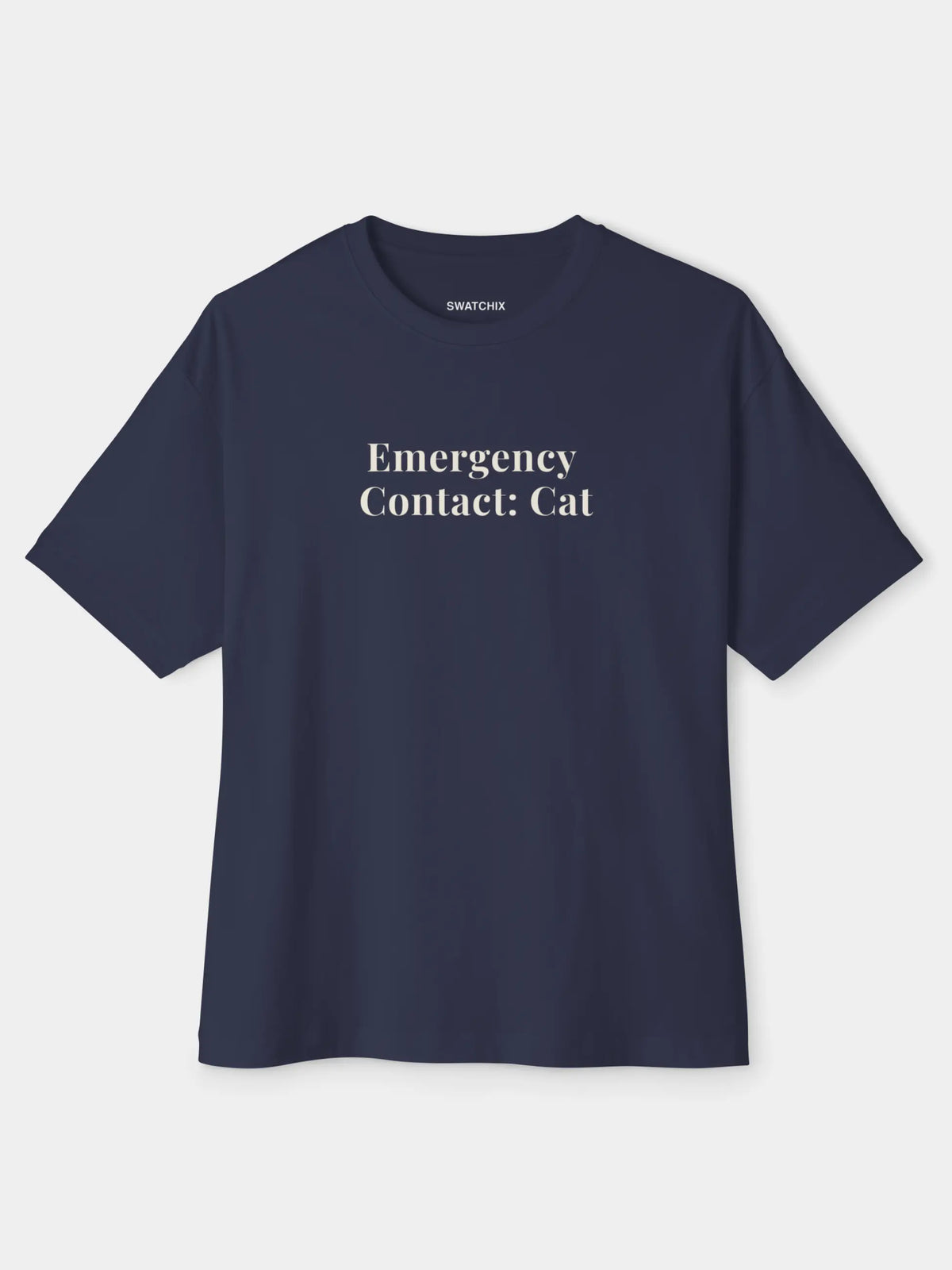 Emergency Contact Oversized Tee