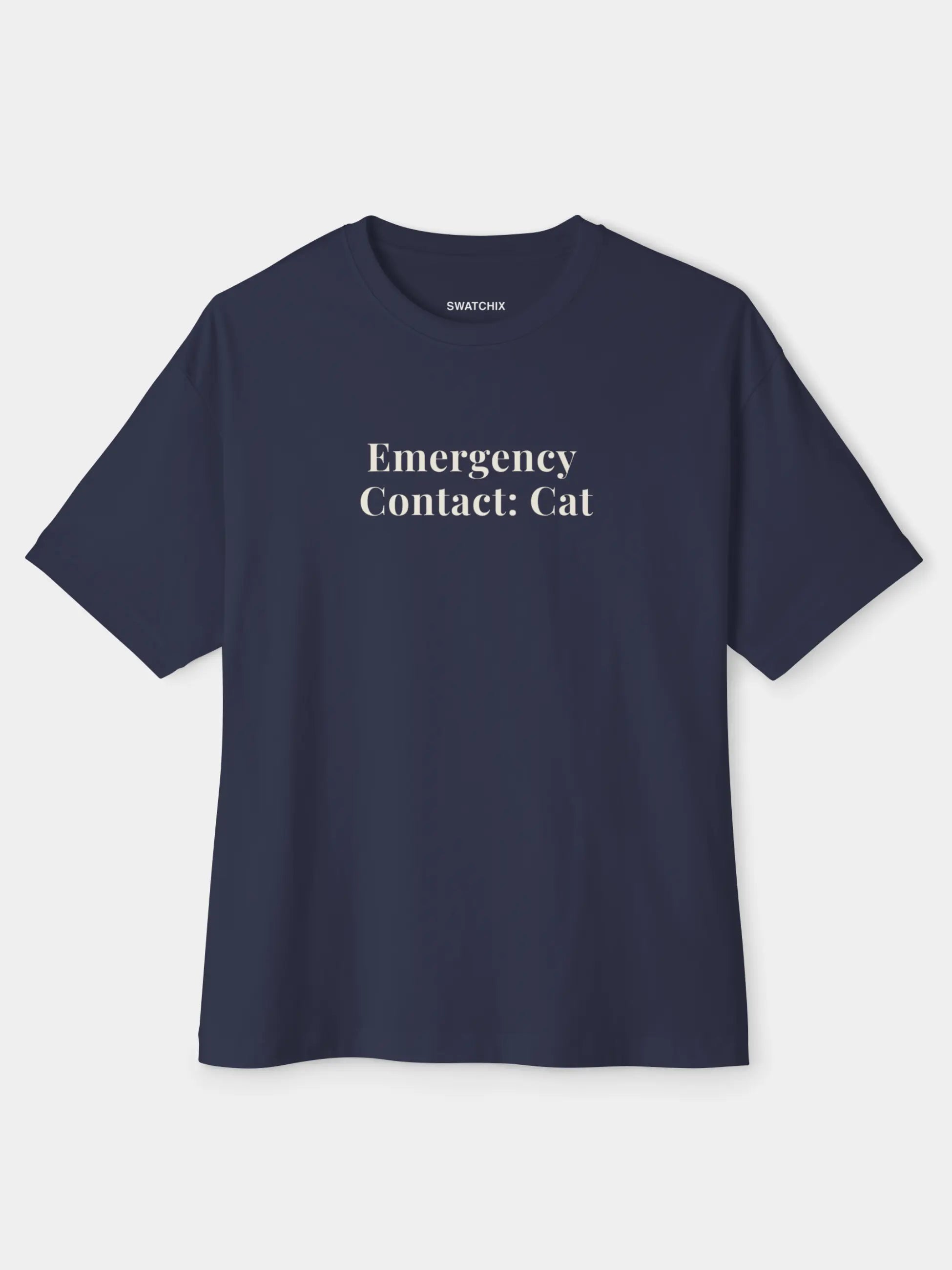 Emergency Contact Oversized Tee