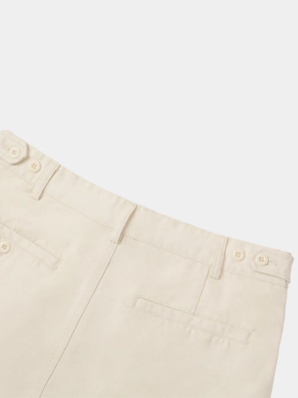 Adjustable Waist Straight-Leg Pants
